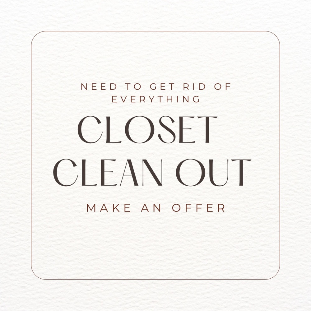 Trying to clear out my house! Accepting pretty much any offer this week!